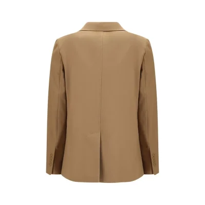 Beige Fleece Wool Clothing