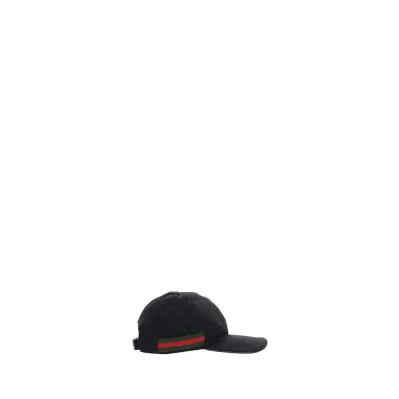 Black Cotton Cap (Baseball Hat)