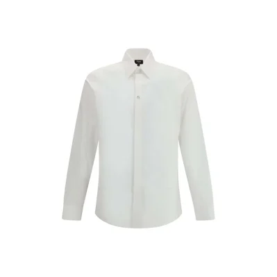 White Cotton Dress Shirt