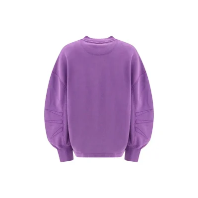Purple Cotton Sweatshirt
