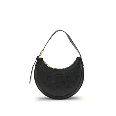 Black Polyethylene Shoulder Bag