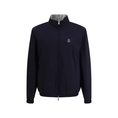 Blue Polyamide Shell Jacket