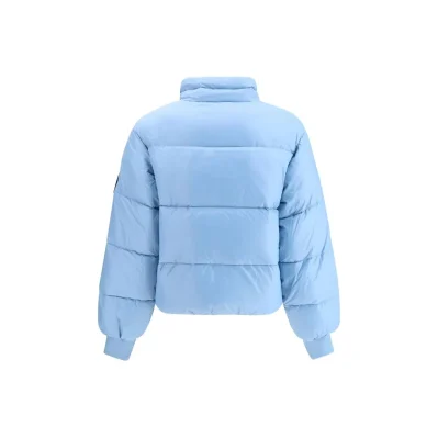 Light Blue Nylon Coat