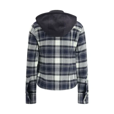 Blue Cotton Pattern Shirt