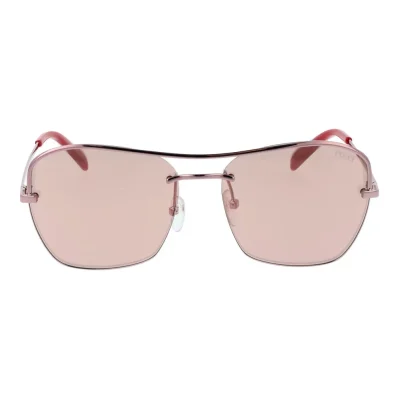 Rose Gold Metal Sunglasses