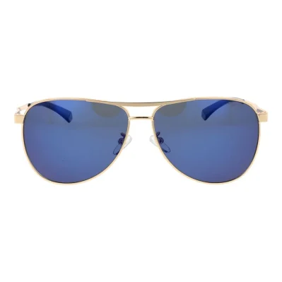 Gold Stainless Steel Sunglasses