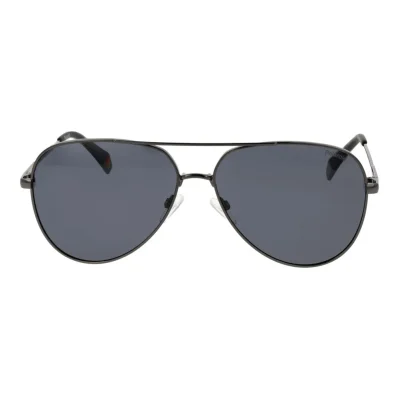 Gray Metal Sunglasses