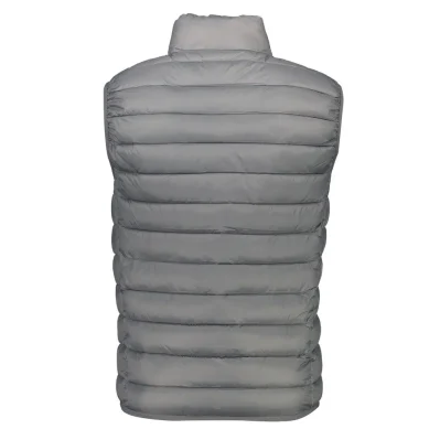 Gray Polyamide Sleveless Jacket