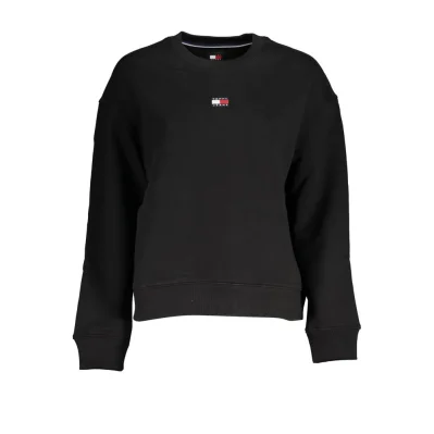 Black Cotton Sweatshirt