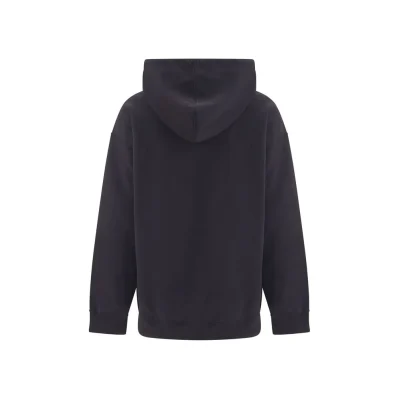 Black Fabric Sweatshirt
