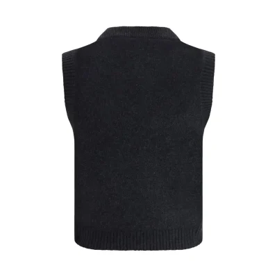 Black Wool Top
