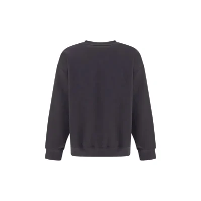 Black Cotton Sweatshirt