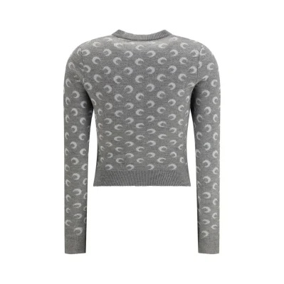 Gray Fleece Wool Cardigan