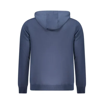 Blue Cotton Men's Hoodie