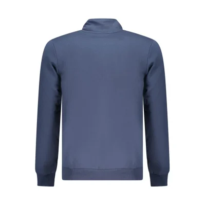 Blue Cotton Men Sweatshirt