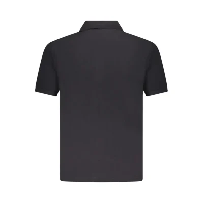 Black Cotton Polo Shirt