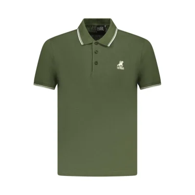 Green Cotton Polo Shirt