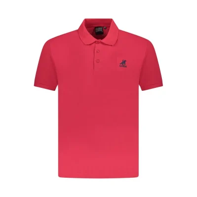 Red Cotton Polo Shirt
