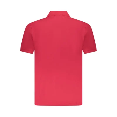 Red Cotton Polo Shirt