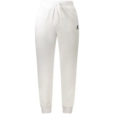White Cotton Men's Track Pant