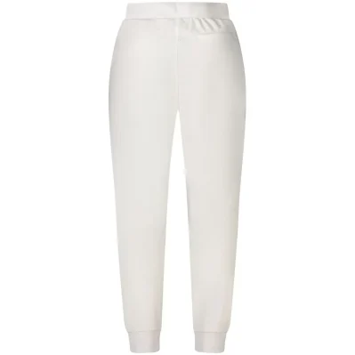 White Cotton Men's Track Pant