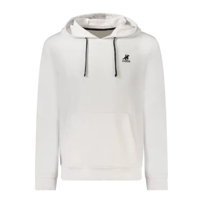 White Cotton Men's Hoodie