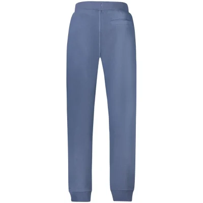 Blue Cotton Men's Sports Trouser