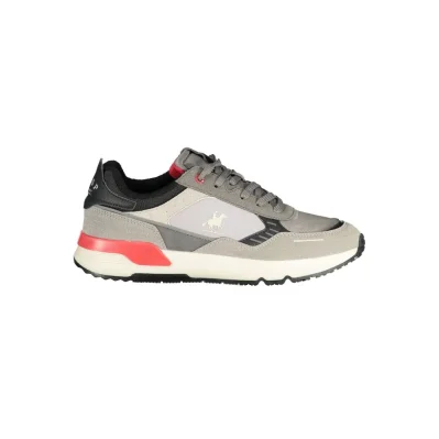 Grigio Polyurethane Men Sneaker