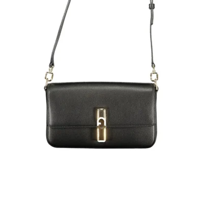 Black Leather Women Handbag