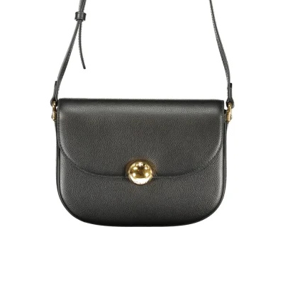 Black Leather Women Crossbody