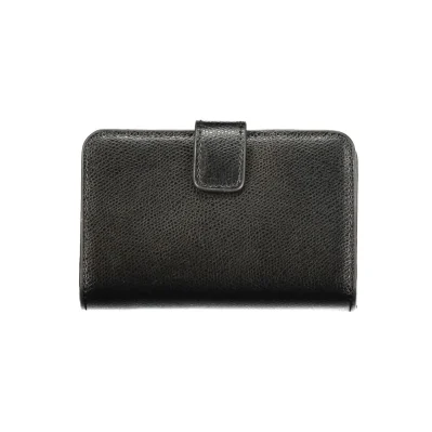 Black Leather Women Wallet