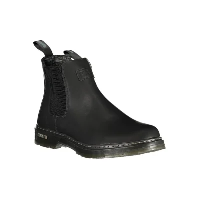 Nero Polyurethane Men Ankle Boot