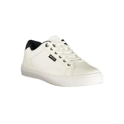 Bianco Polyurethane Men Sneaker