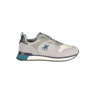 Gray Polyester Men Sneaker