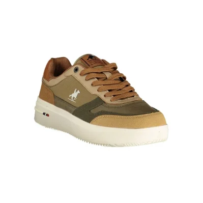 Beige Polyurethane Men Sneaker