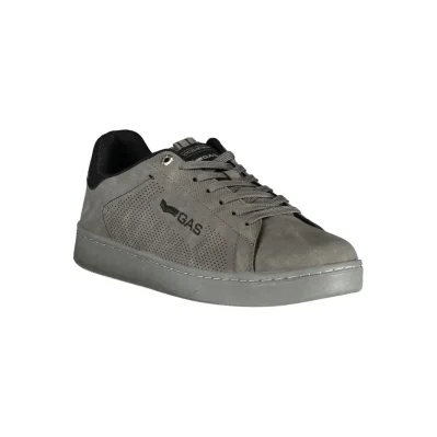 Grigio Polyurethane Men Sneaker