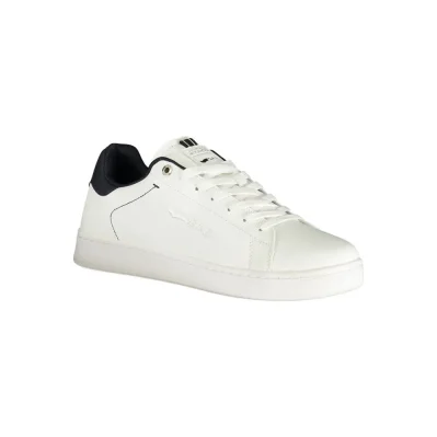 Bianco Polyurethane Men Sneaker