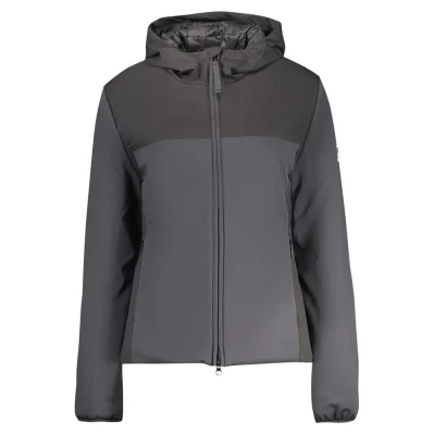 Black Polyester Jackets & Coat