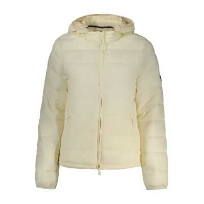 White Polyester Jackets & Coat