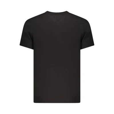 Black Cotton Men's T-Shirt