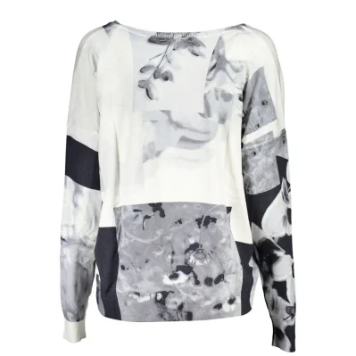 Bianco Viscosa Women Sweater