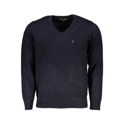 Blue Viscosa Men's Sweater