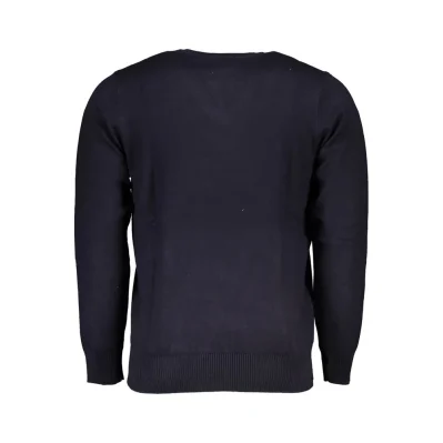 Blue Viscosa Men's Sweater
