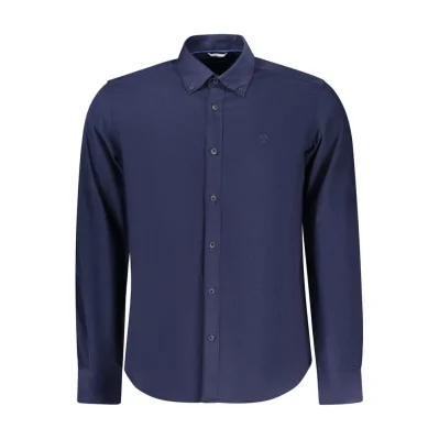 Blue Cotton Men's Shirt