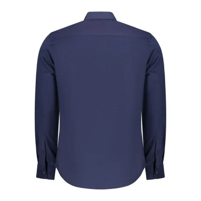 Blue Cotton Men's Shirt