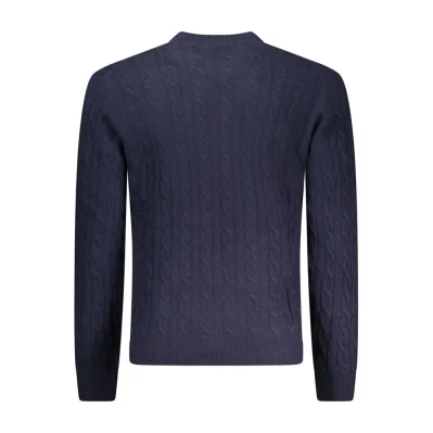 Blue Polyamide Men's Sweater