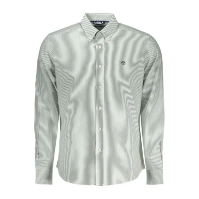Green Cotton Men's Shirt