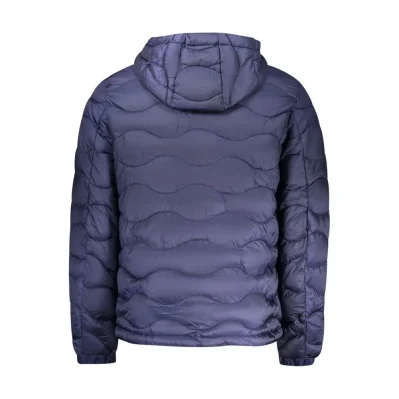 Blu Poliammide Men's Jacket