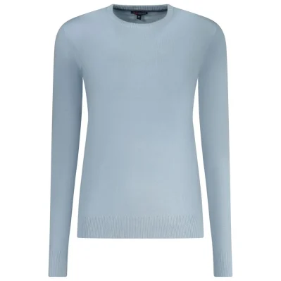 Blue Polyester Sweater