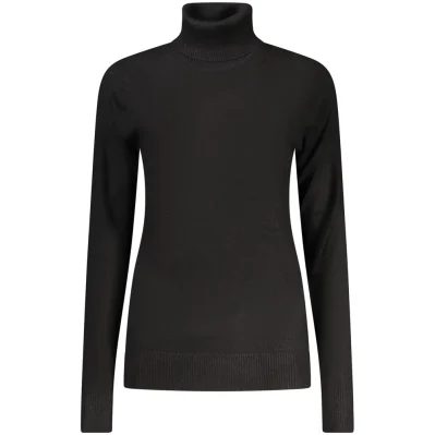 Black Viscose Women Sweater